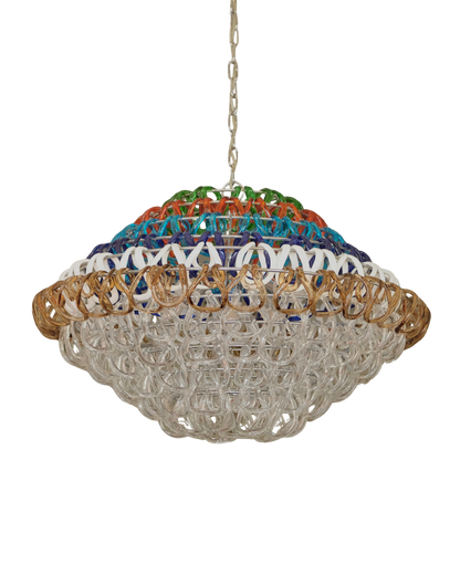 MULTICOLOURED GIOGALI SCULPTURAL RIBBON CHANDELIER