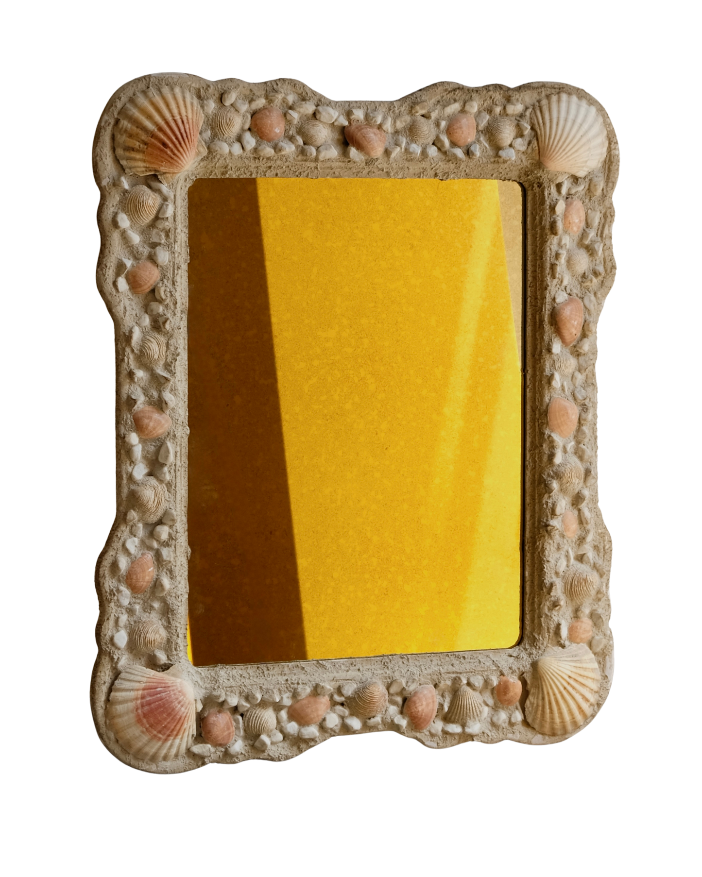 PAIR OF ITALIAN MORTAR SHELL MIRRORS