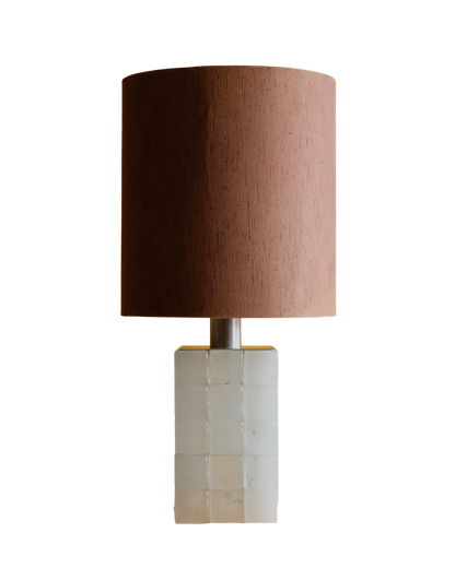 MURANO GLASS CUBE TABLE LAMP