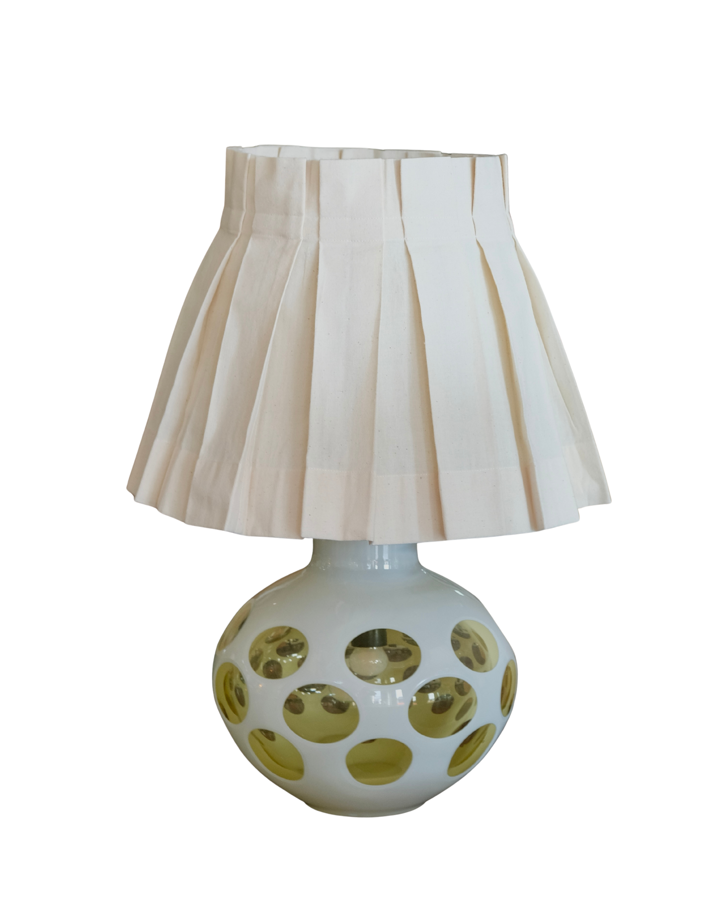 SPOTTED MAZZEGA TWIN LIGHT TABLE LAMP