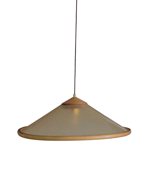 FIBERGLASS & TIMBER PENDANT