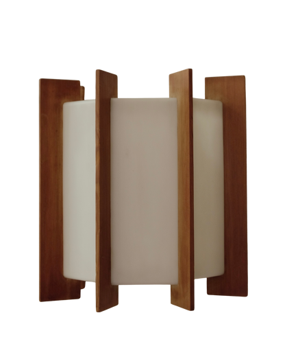 SLATED CEDAR & PLEXIGLASS WALL SCONCES