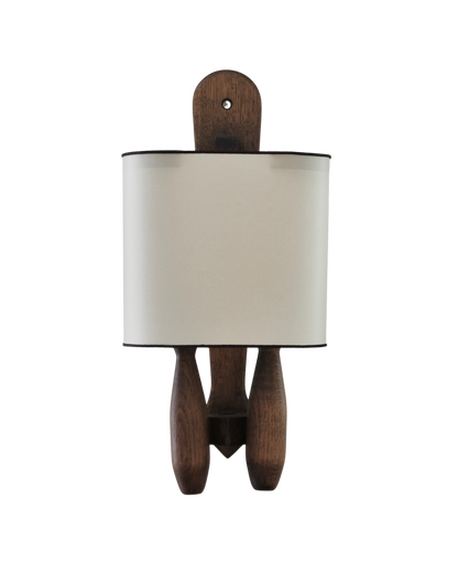 FRENCH OAK WALL SCONCE