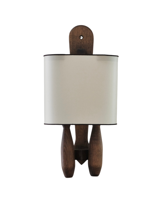 FRENCH OAK WALL SCONCE