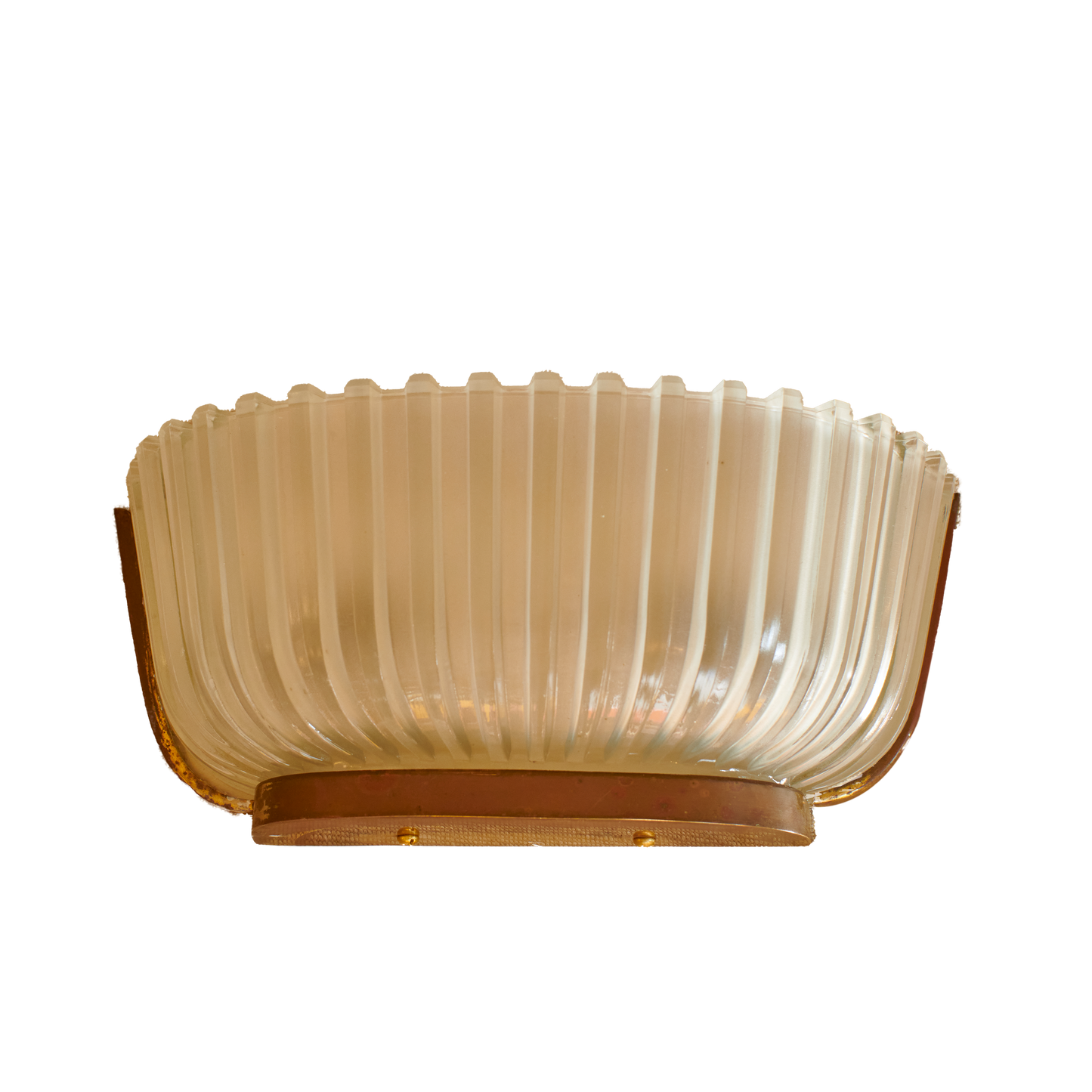 ART DECO BRASS WALL LIGHTS