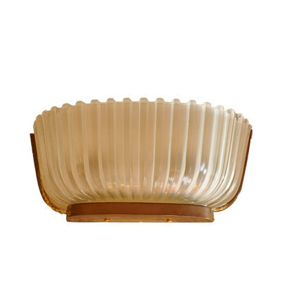 ART DECO BRASS WALL LIGHTS