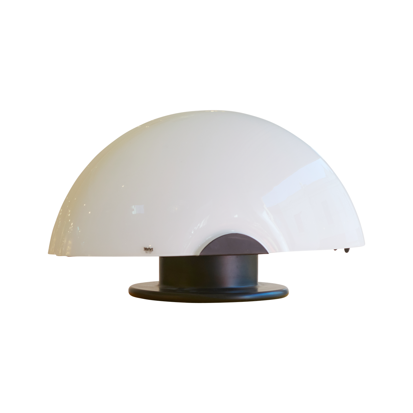 BLACK STEEL MUSHROOM LAMP