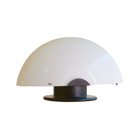 BLACK STEEL MUSHROOM LAMP