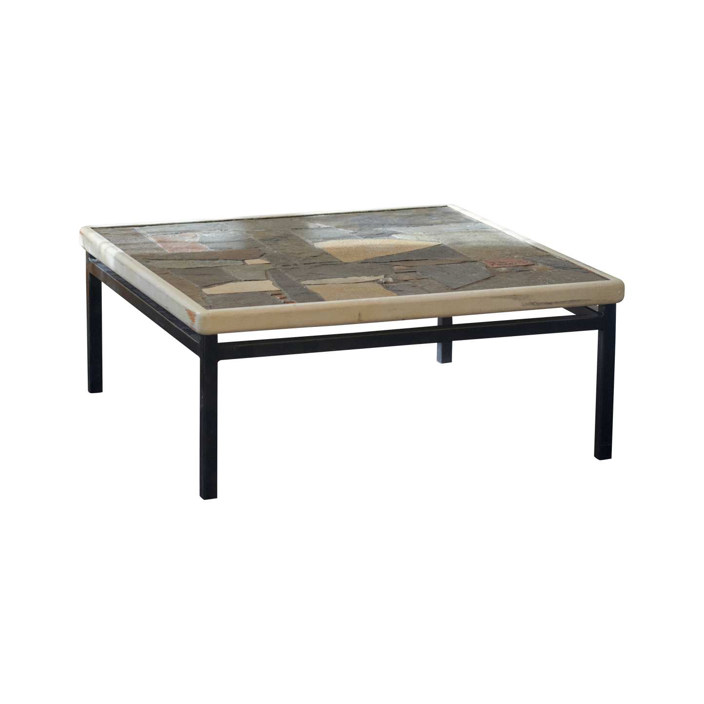 BRUTALIST MOSAIC TILE COFFEE TABLE