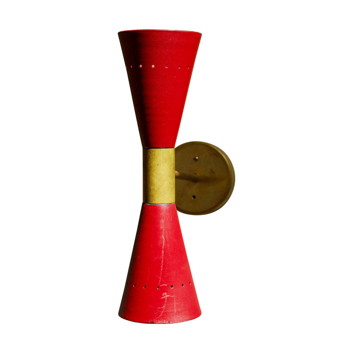 BURGUNDY DIABOLO WALL LIGHT