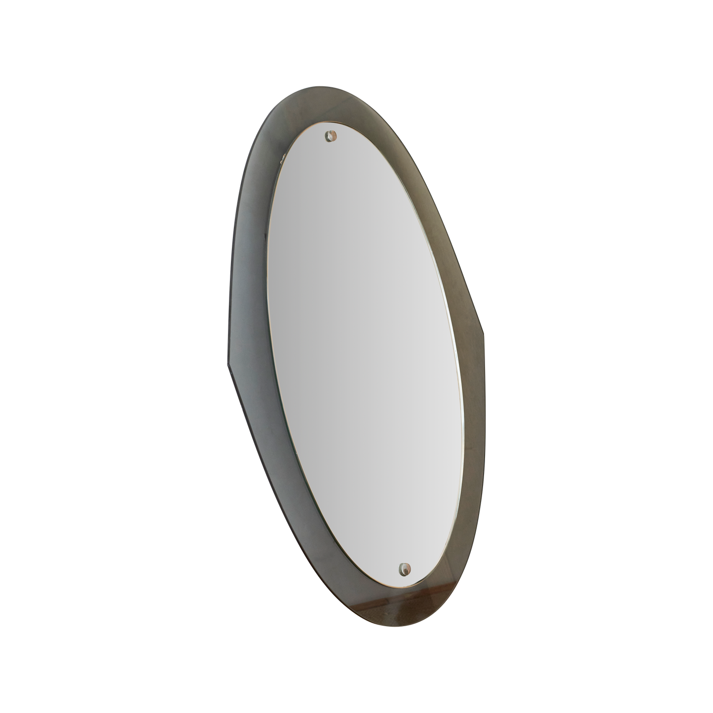 DARK GLASS POINT FRAME MIRROR