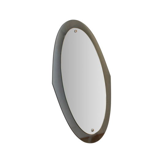 DARK GLASS POINT FRAME MIRROR