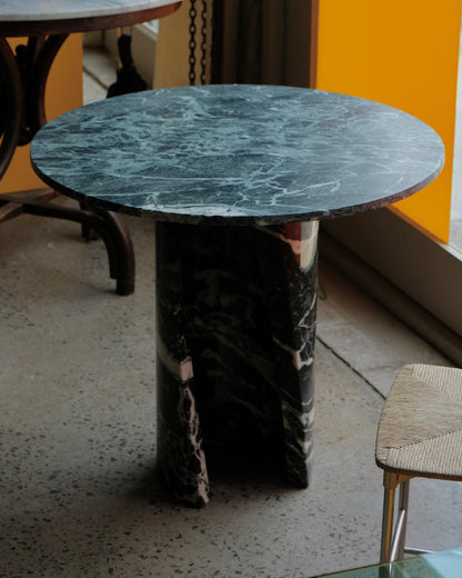 CURLED MARBLE BASED ENTRY TABLE