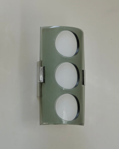 PAIR OF VECA SCONCES w. CUT OUT DETAIL