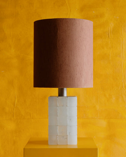 MURANO GLASS CUBE TABLE LAMP