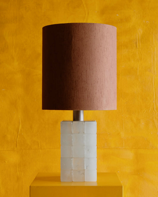 MURANO GLASS CUBE TABLE LAMP
