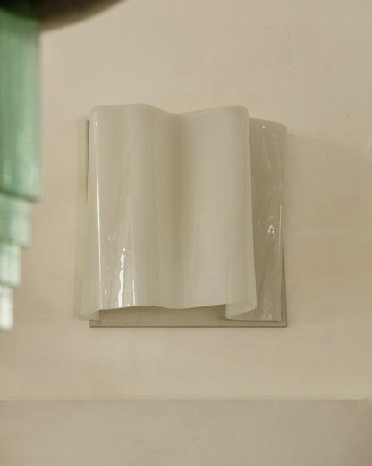 WAVED ABSTRACT GLASS LOGICO SCONCES