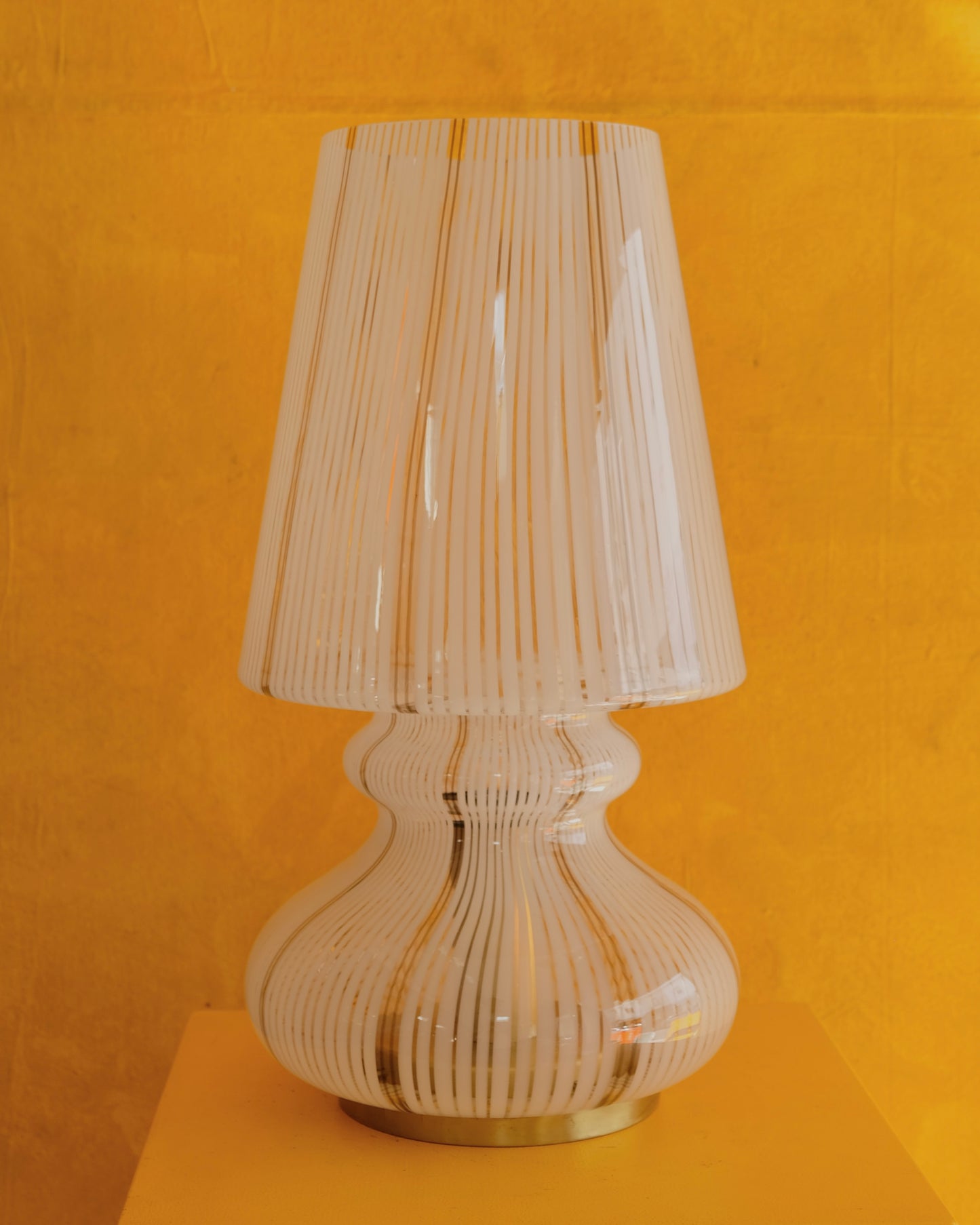 HAND BLOWN MURANO GLASS TABLE LAMP
