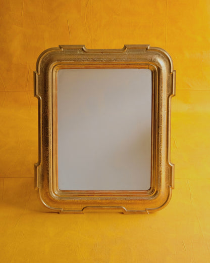 GEOMETRIC LOUIS PHILIPPE GILDED MIRROR