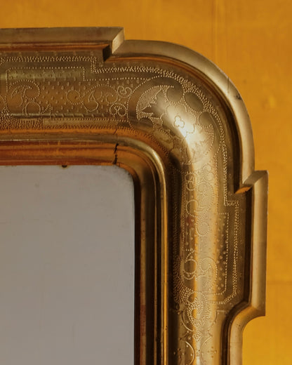 GEOMETRIC LOUIS PHILIPPE GILDED MIRROR