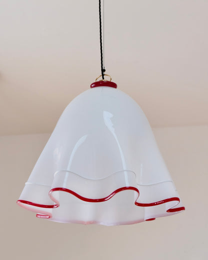 SERPENTINE PENDANT w. RED TRIM