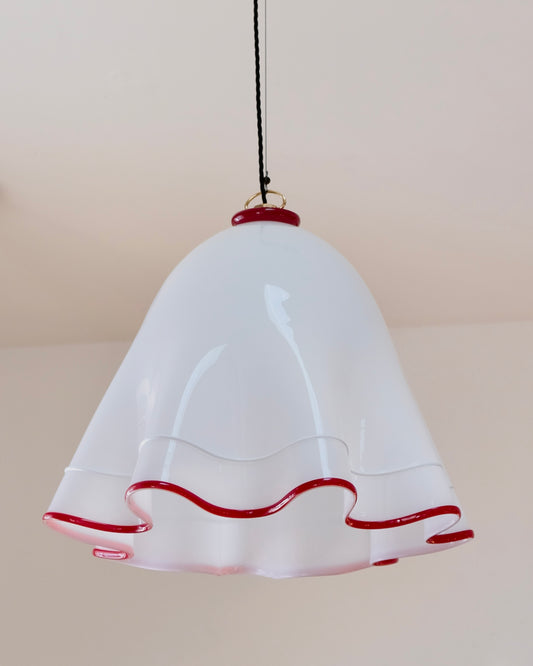 SERPENTINE PENDANT w. RED TRIM