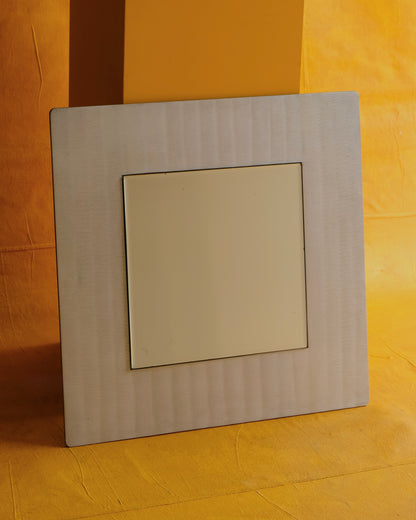 ETCHED DIE-CAST SQUARE ALUMINIUM FRAMED MIRROR