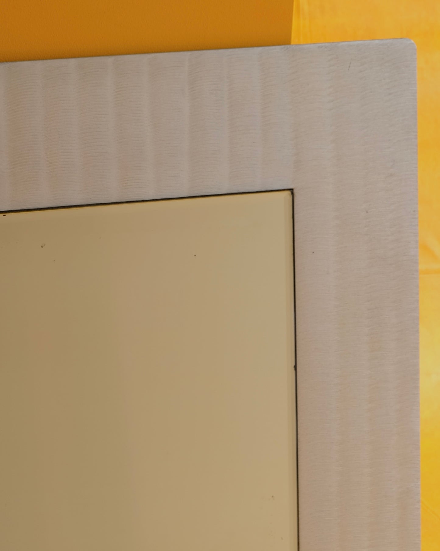 ETCHED DIE-CAST SQUARE ALUMINIUM FRAMED MIRROR