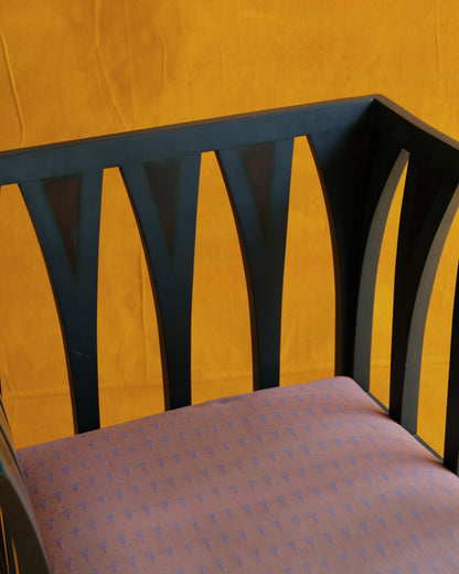 ADELTA BLUE LOUNGE & SIDE CHAIR SET