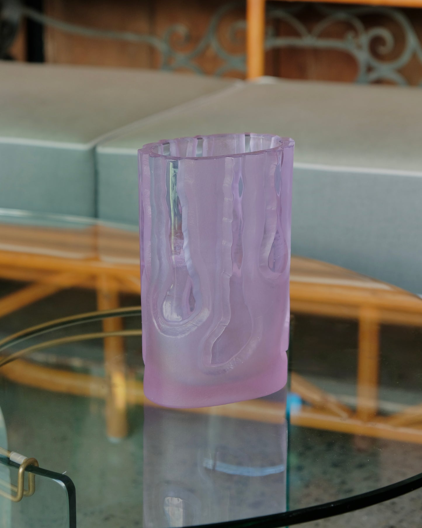 ALEXANDRITE MURANO GLASS VASE