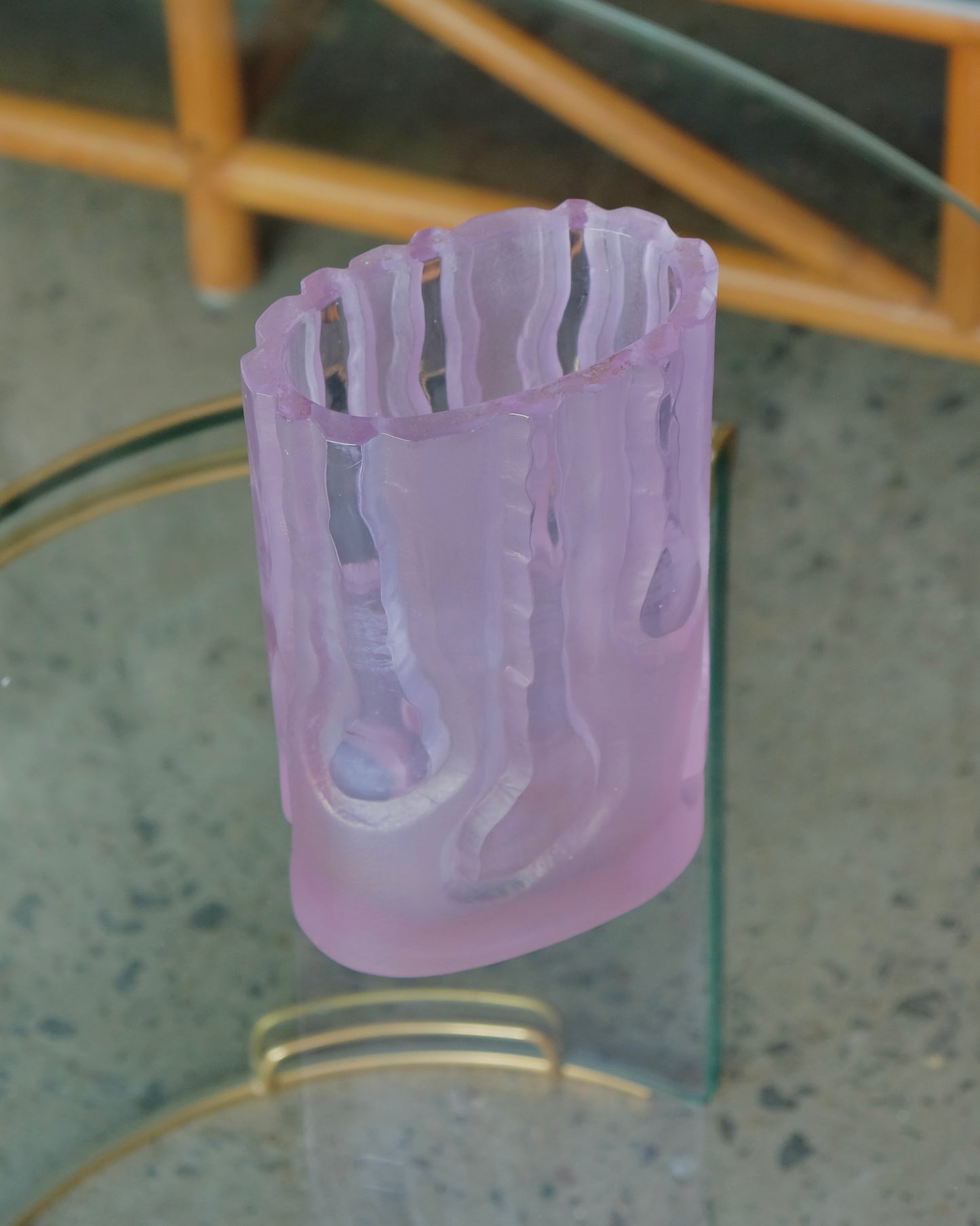 ALEXANDRITE MURANO GLASS VASE