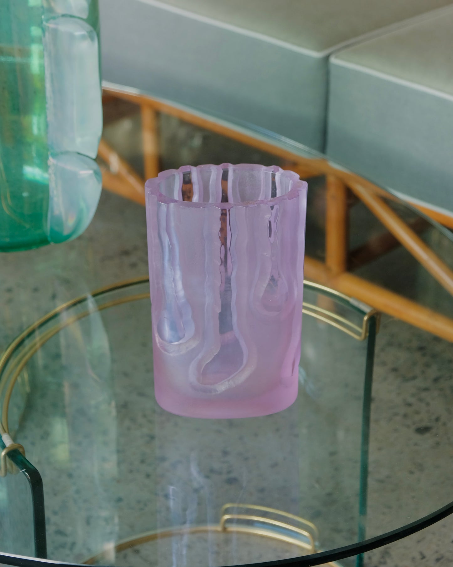 ALEXANDRITE MURANO GLASS VASE