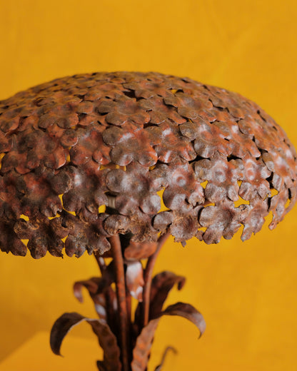 FRENCH FLORAL IRON TABLE LAMP