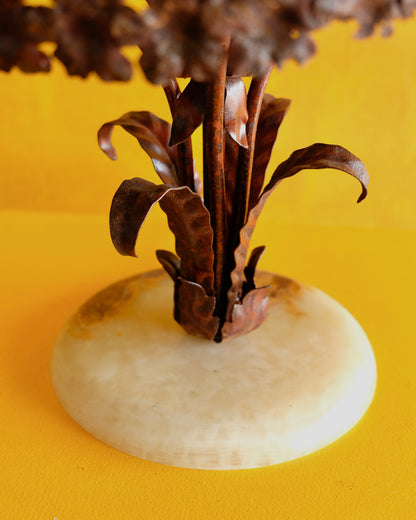 FRENCH FLORAL IRON TABLE LAMP