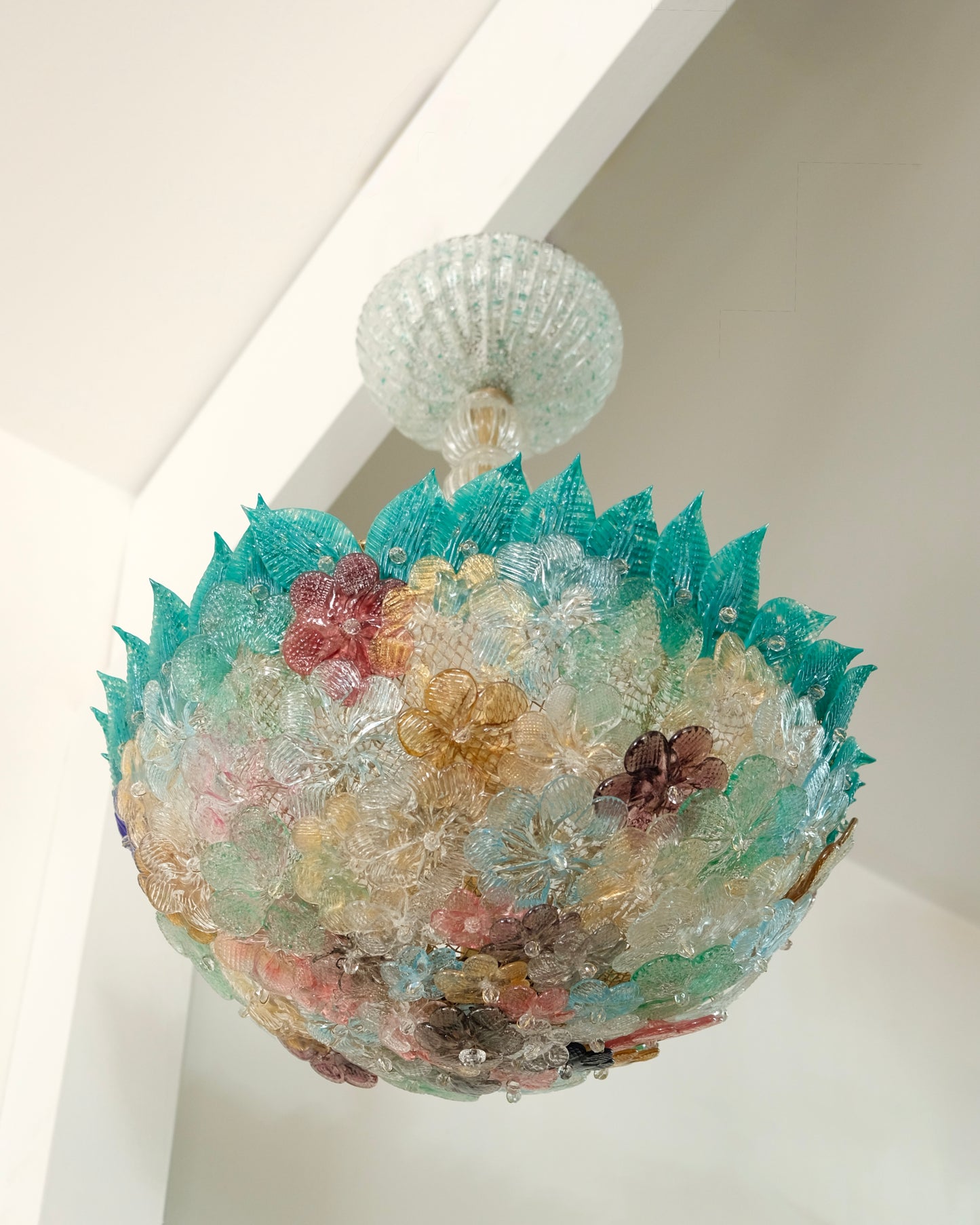MURANO GLASS REZZONICO FLORAL PENDANT