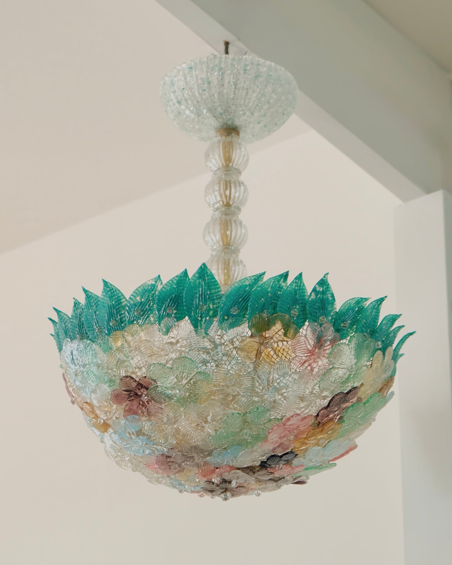 MURANO GLASS REZZONICO FLORAL PENDANT