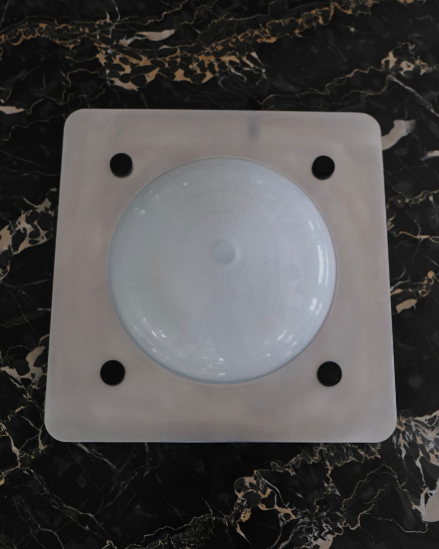 LARGE LAMPERTI FLUSH MOUNT