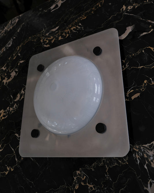 LARGE LAMPERTI FLUSH MOUNT