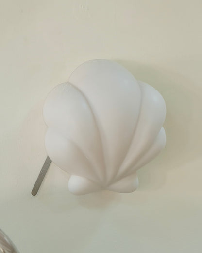 GLASS SHELL SCONCE