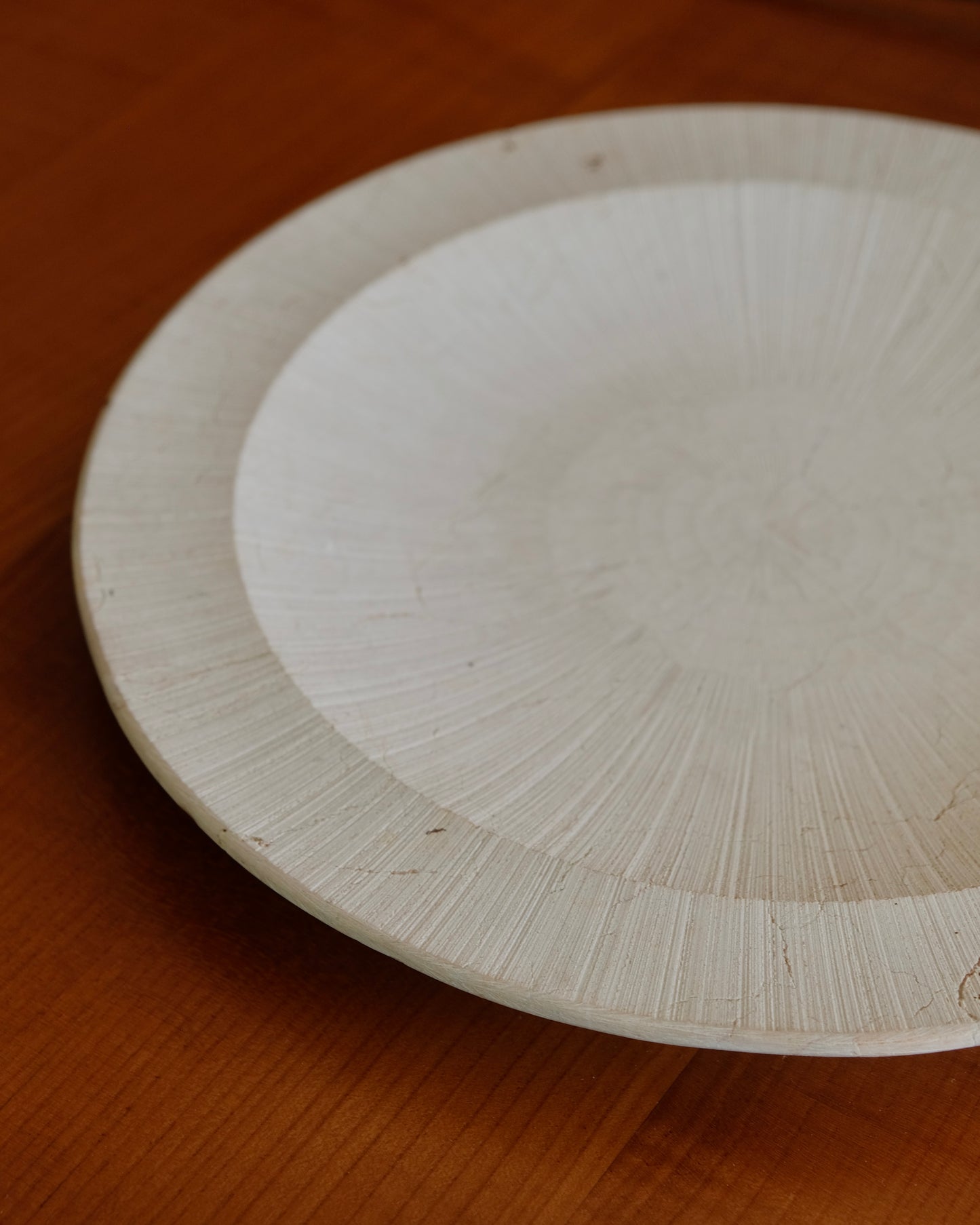 SET OF THREE DECORATIVE ITALIAN STONE PLATES