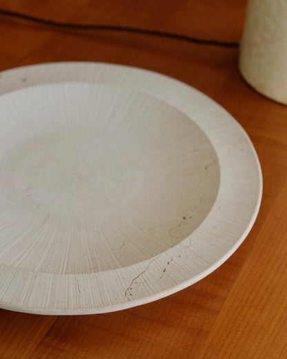 SET OF THREE DECORATIVE ITALIAN STONE PLATES