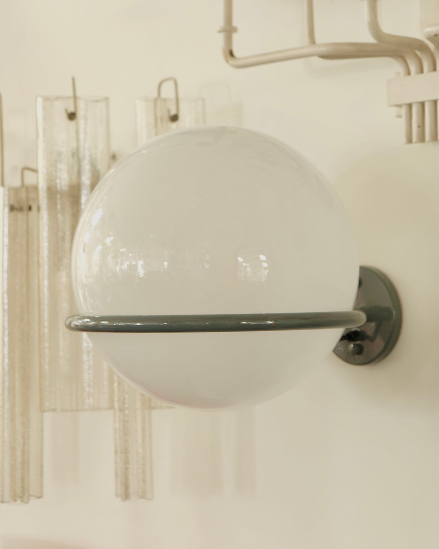 SINGLE GREY GINO SARFATTI WALL SCONCE