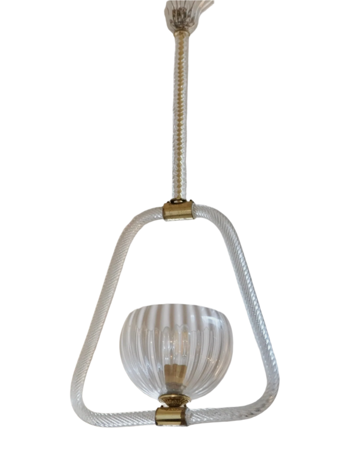 MURANO GLASS TRIANGULAR PENDANT