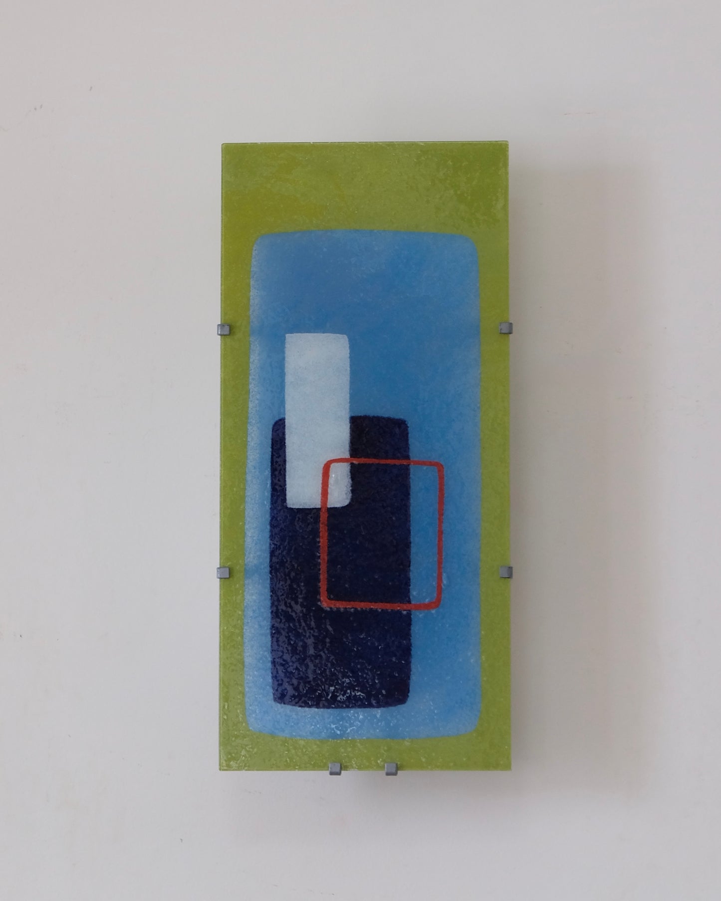 RECTANGULAR GEOMETRIC COLOURFUL WALL LIGHT