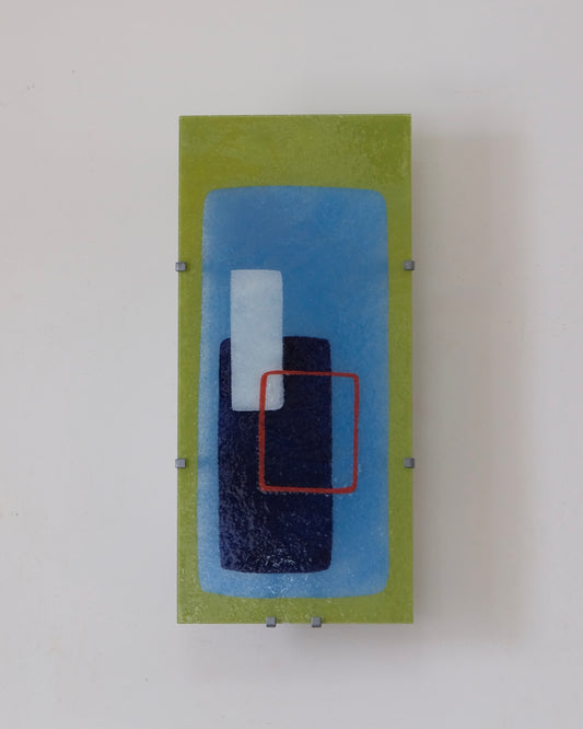 RECTANGULAR GEOMETRIC COLOURFUL WALL LIGHT
