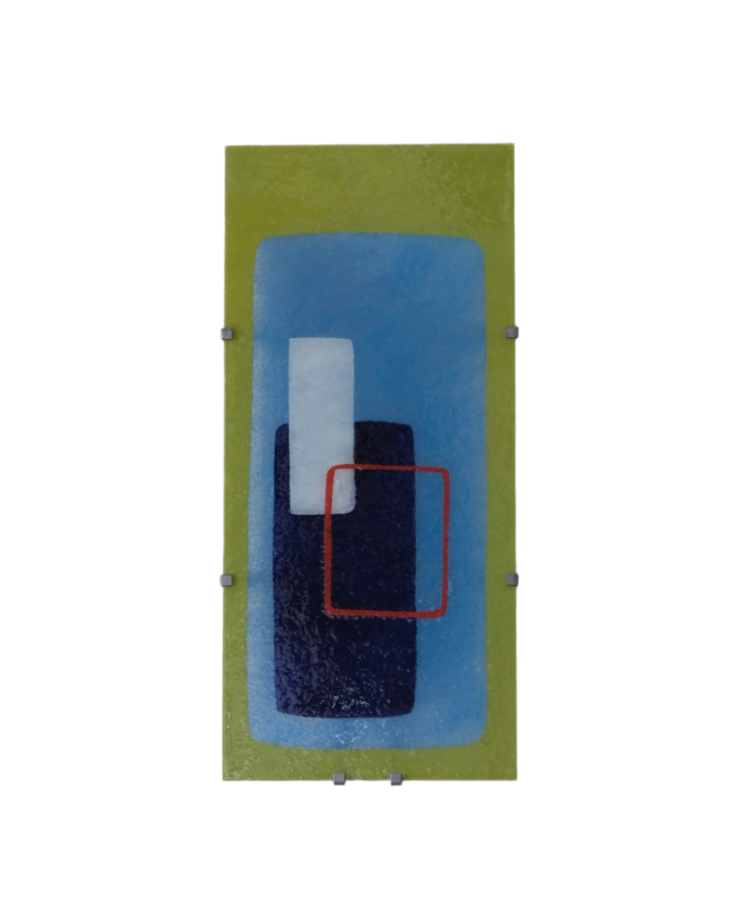 RECTANGULAR GEOMETRIC COLOURFUL WALL LIGHT