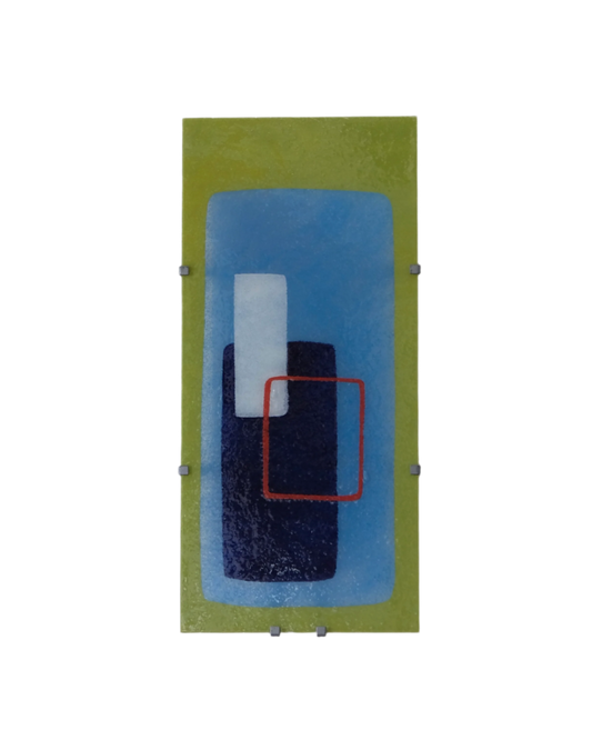 RECTANGULAR GEOMETRIC COLOURFUL WALL LIGHT