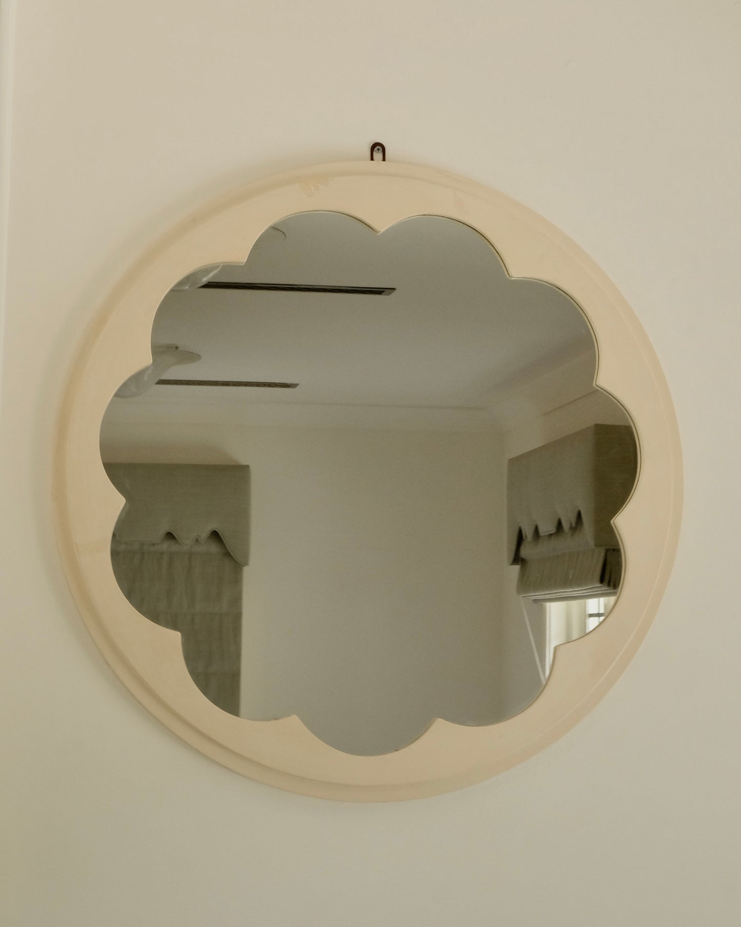 PAIR OF INSET PETAL MIRRORS