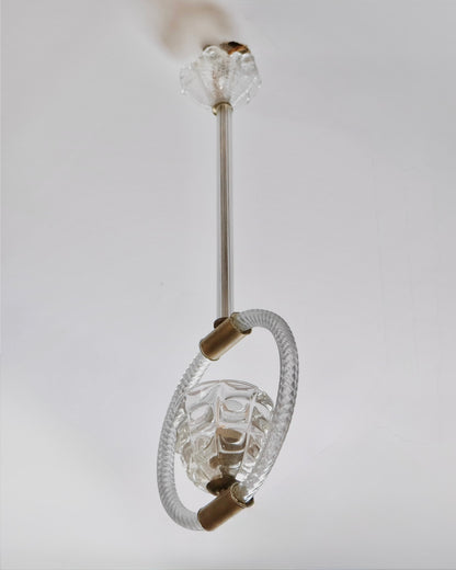 SMALL TEXTURED MURANO GLASS PENDANT