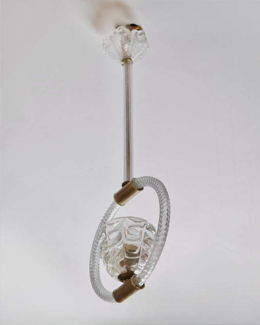 SMALL TEXTURED MURANO GLASS PENDANT
